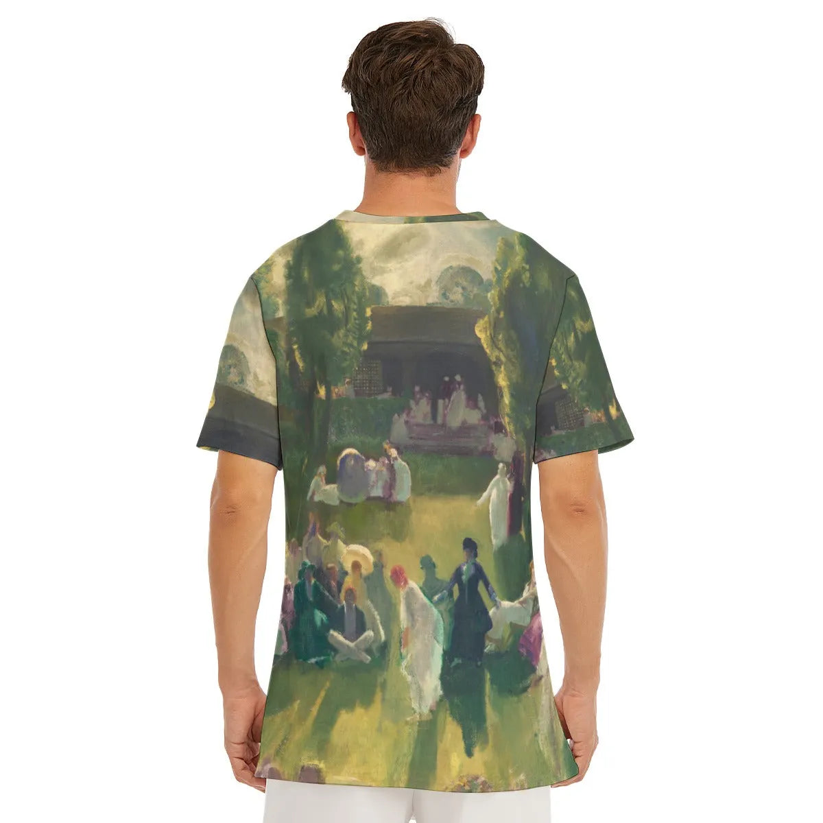 Tennis at Newport by George Bellows T-Shirt - Artistic Tee