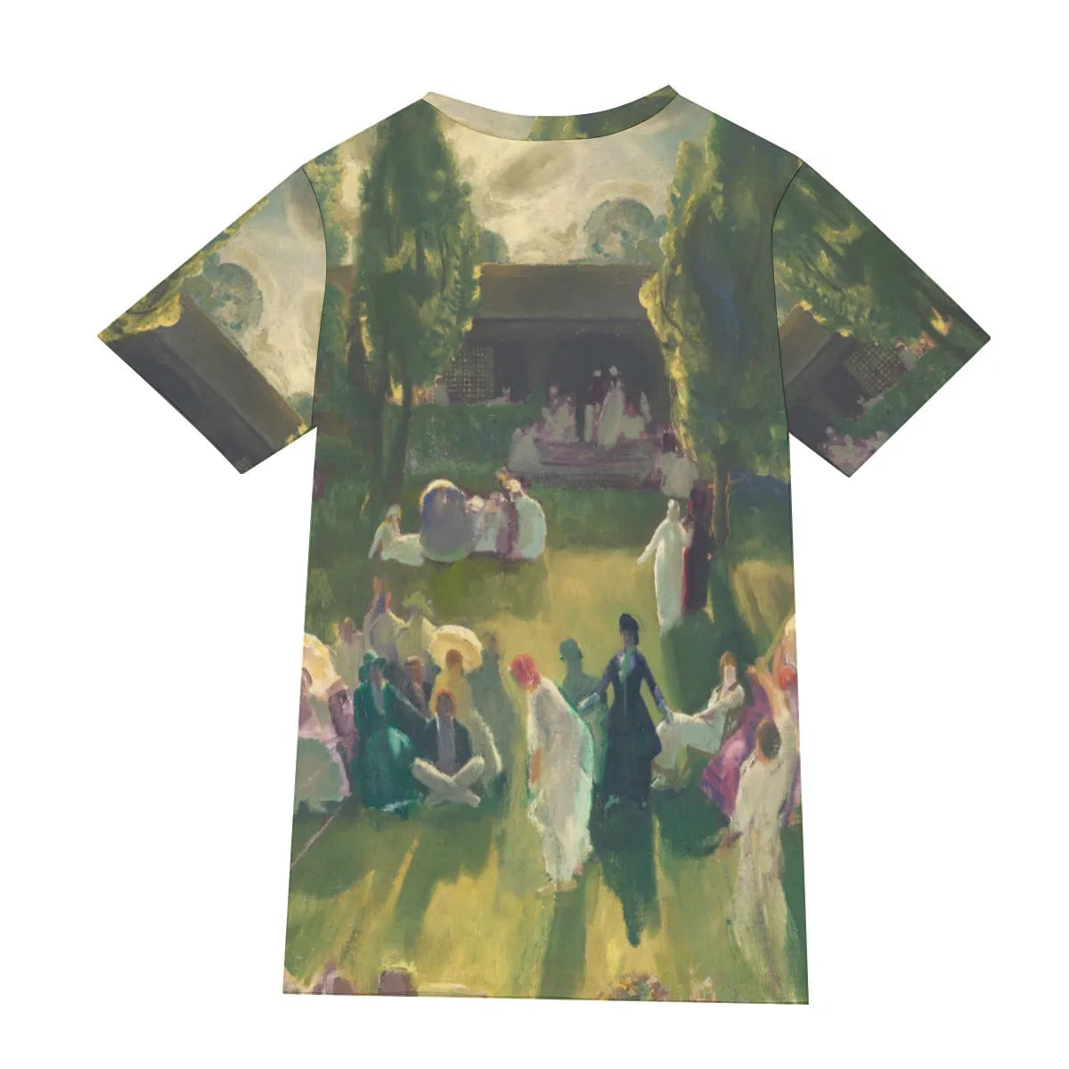 Tennis at Newport by George Bellows T-Shirt - Artistic Tee