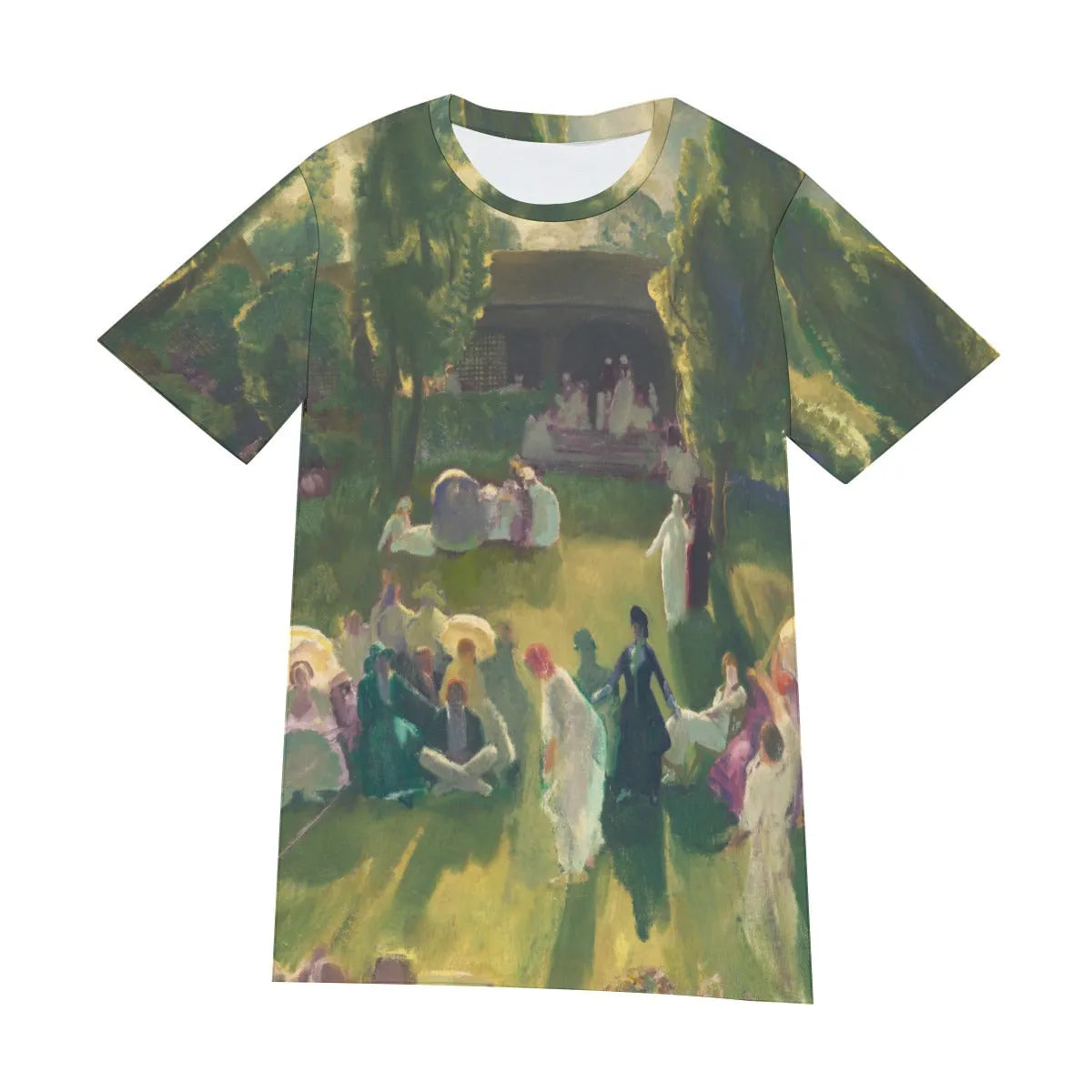 Tennis at Newport by George Bellows T-Shirt - Artistic Tee