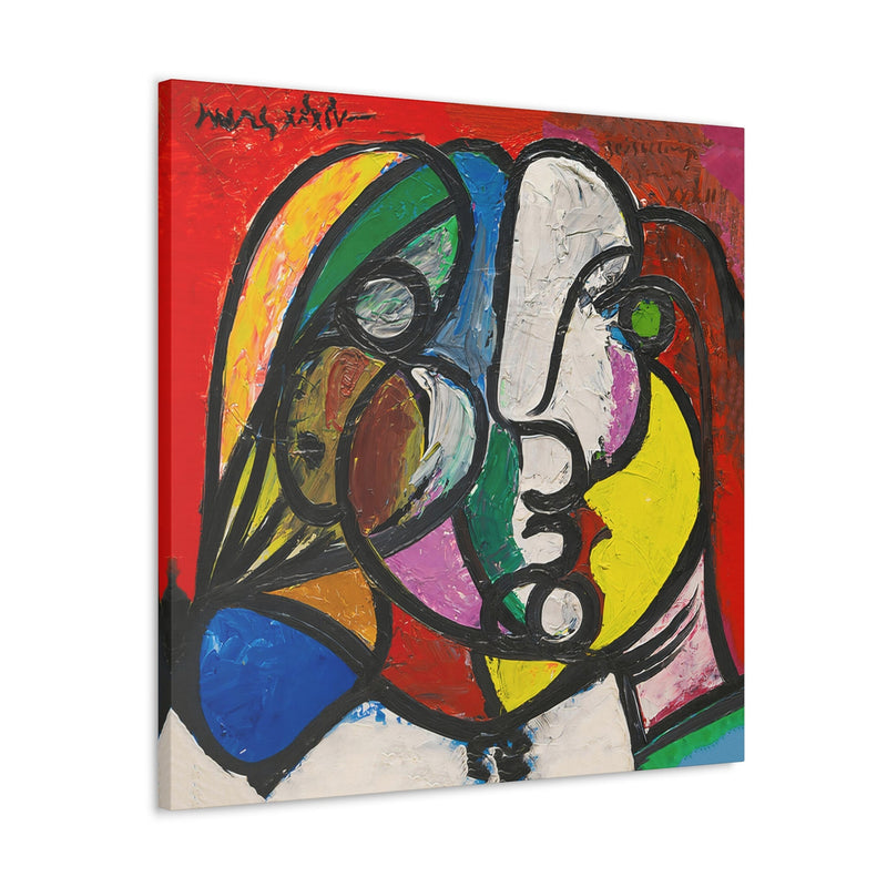 Discover Tête de Marie-Thérèse by Pablo Picasso Canvas Gallery Wraps