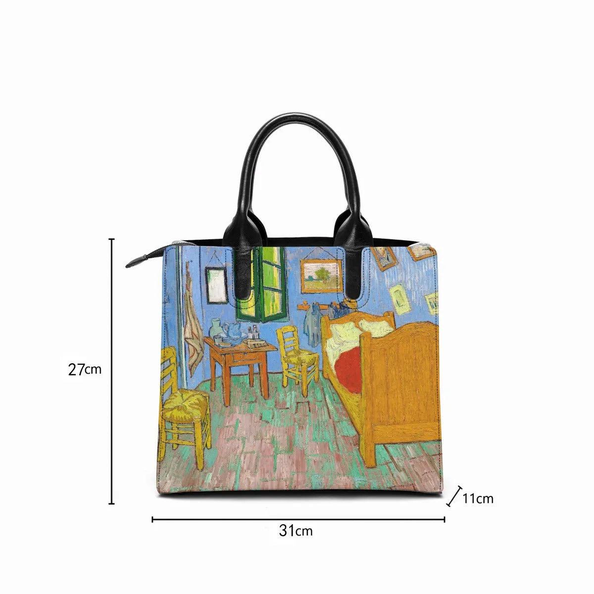 The Bedroom by Vincent Van Gogh Art Handbag