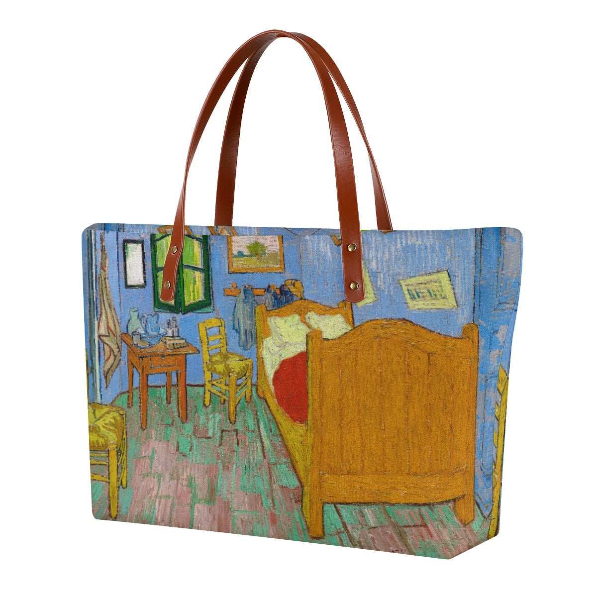 The Bedroom by Vincent van Gogh Painting Tote Bag