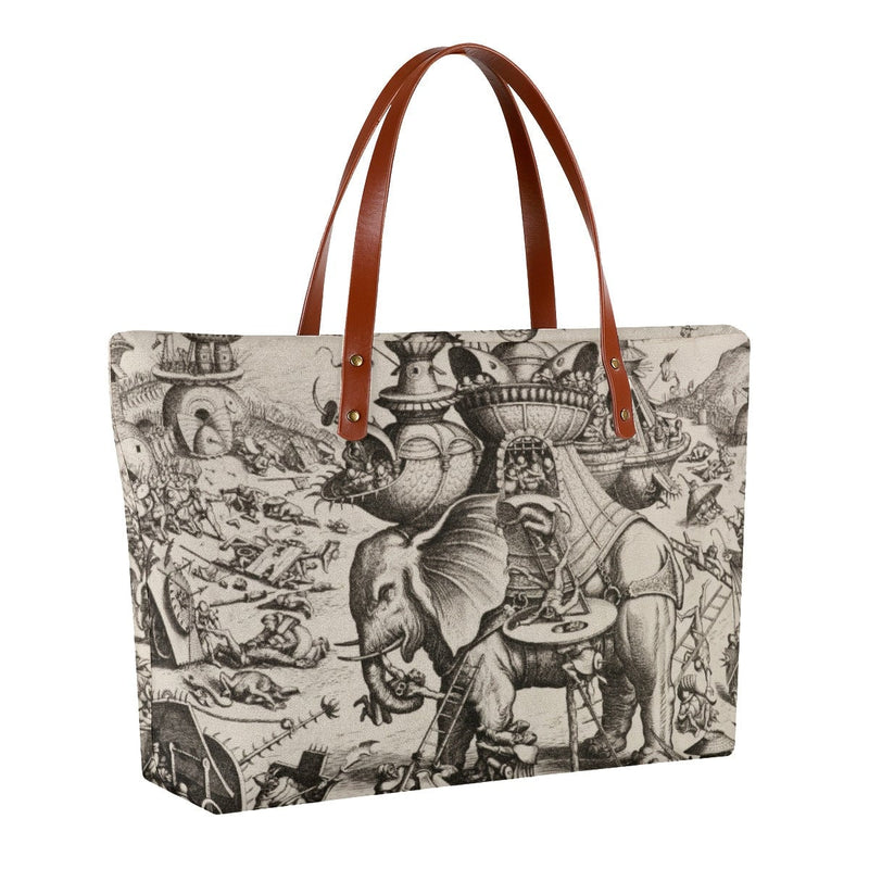 The Besieged Elephant by Hieronymus Bosch Tote Bag