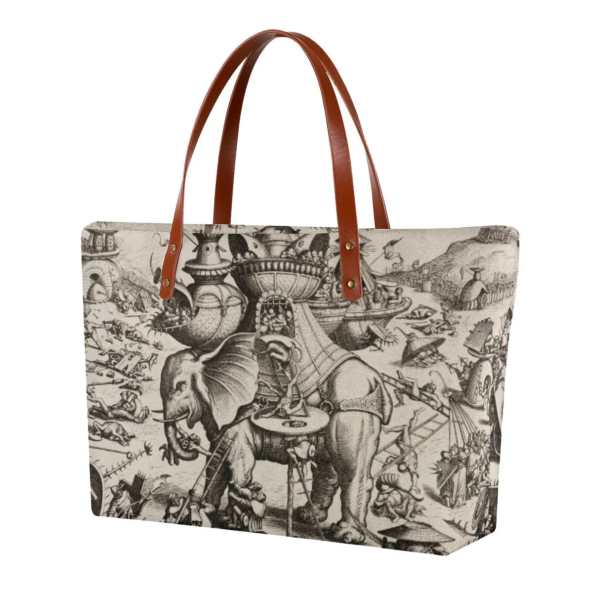 The Besieged Elephant by Hieronymus Bosch Tote Bag