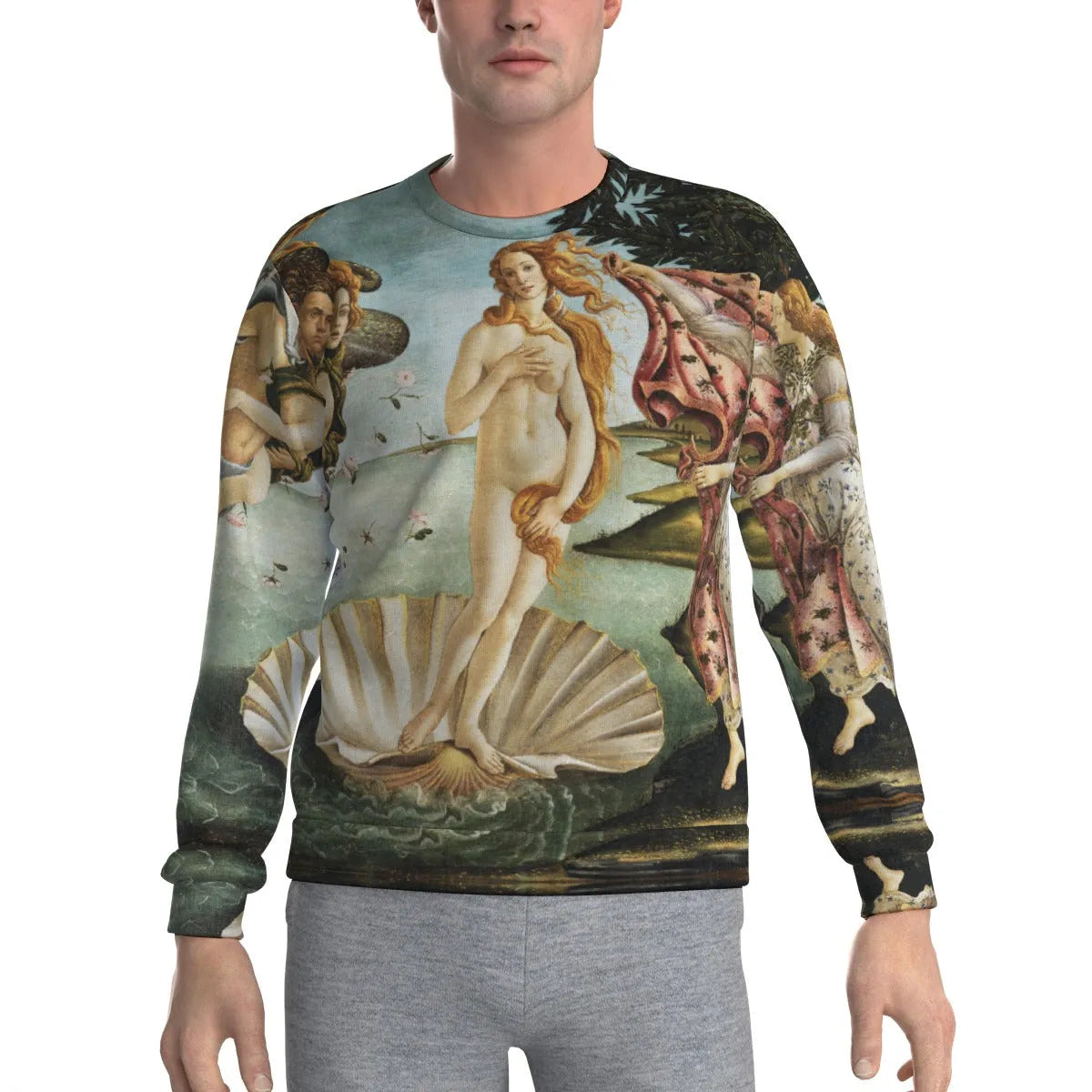 The Birth of Venus Sandro Botticelli Art Sweatshirt