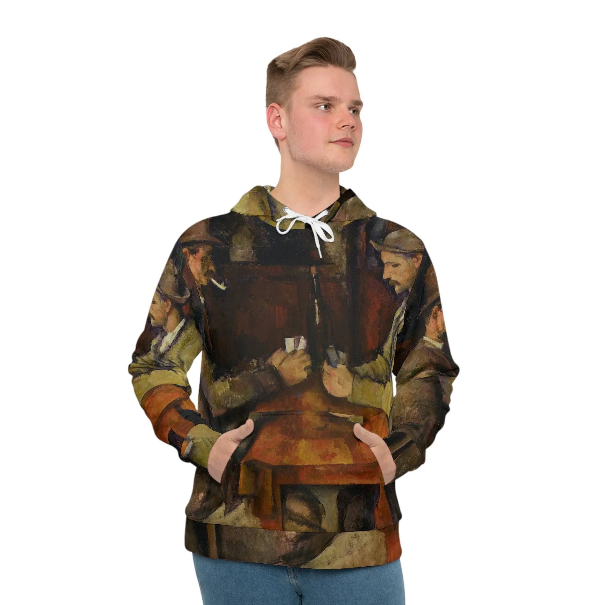 The Card Players by Paul Cézanne Art Hoodie