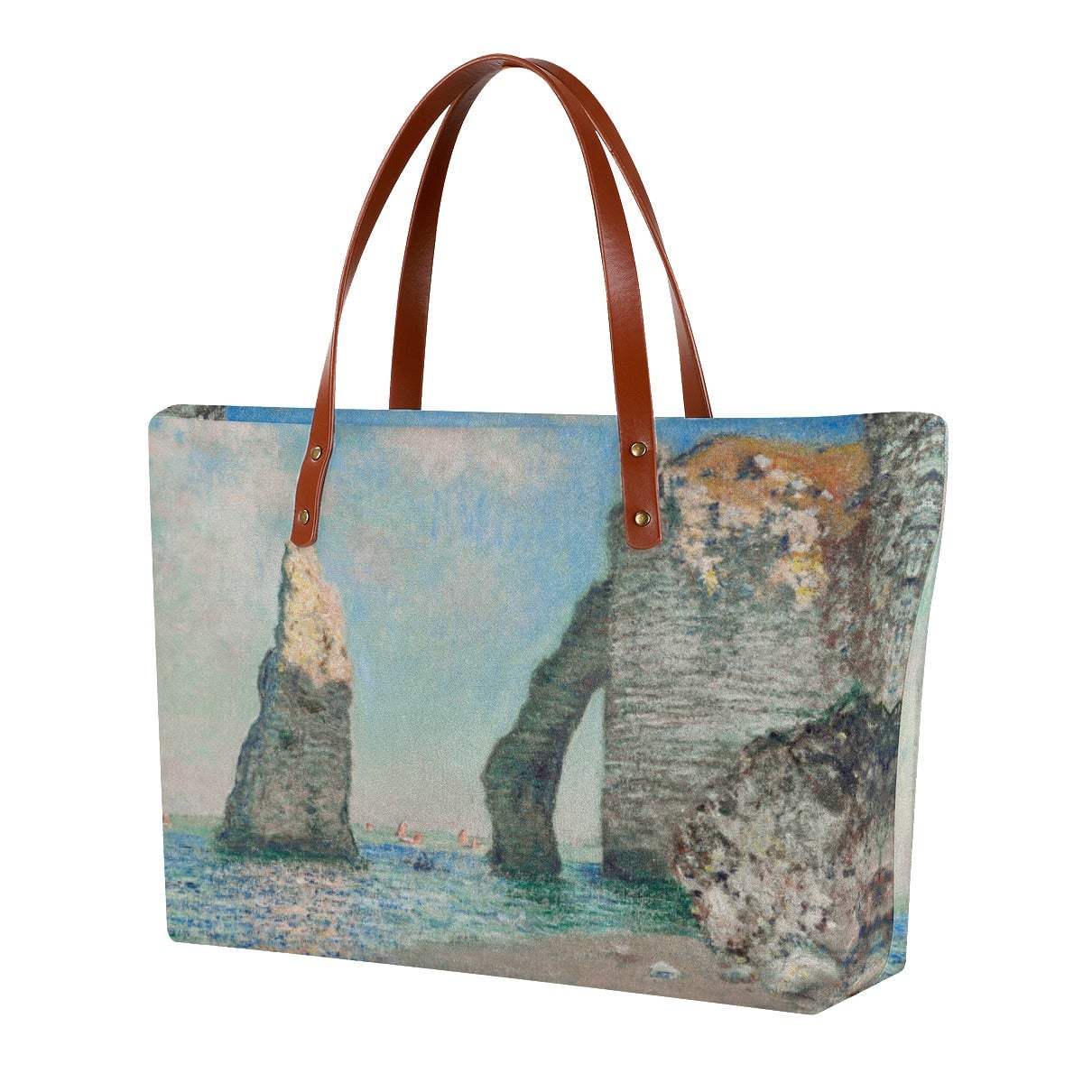 The Cliffs at Étretat by Claude Monet Tote Bag