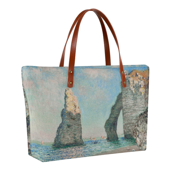 The Cliffs at Étretat by Claude Monet Tote Bag