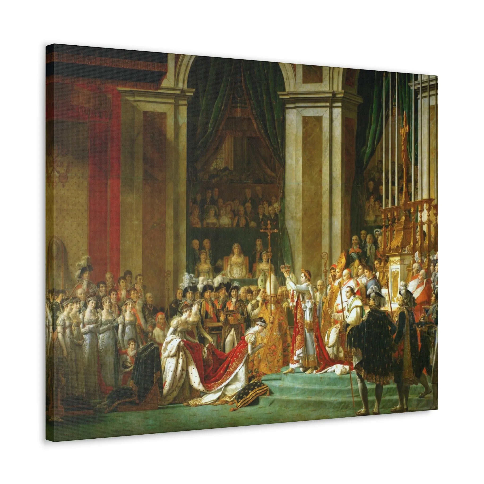 Elevate Your Space with The Coronation of Napoleon Canvas