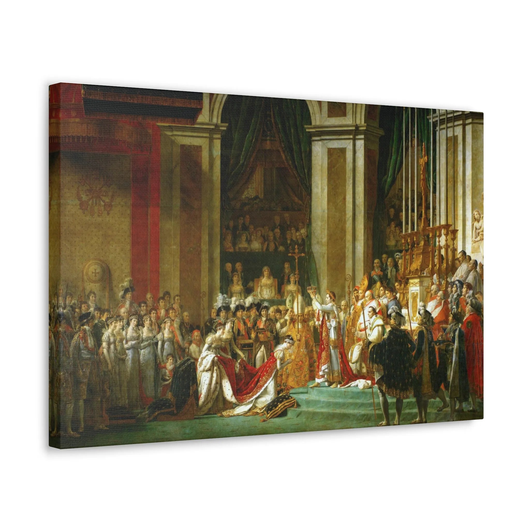 Elevate Your Space with The Coronation of Napoleon Canvas