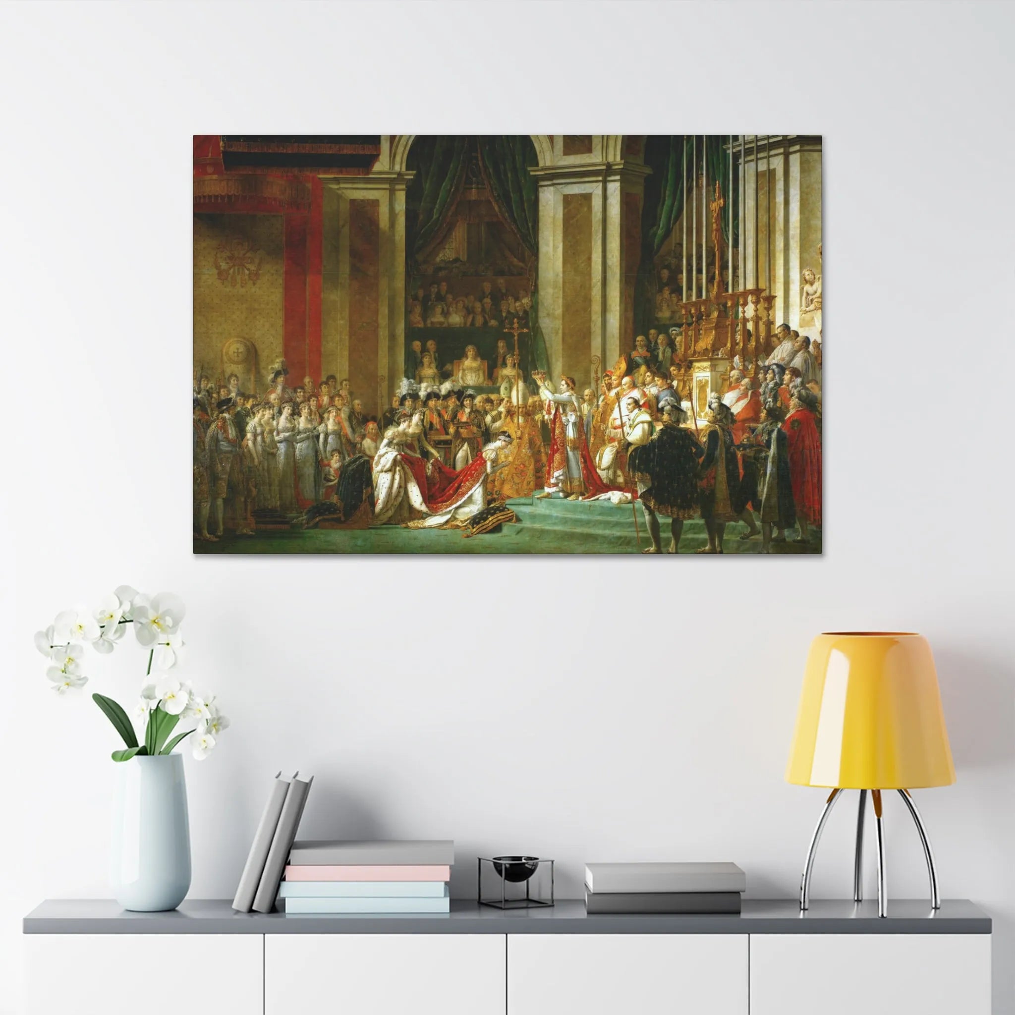 Elevate Your Space with The Coronation of Napoleon Canvas