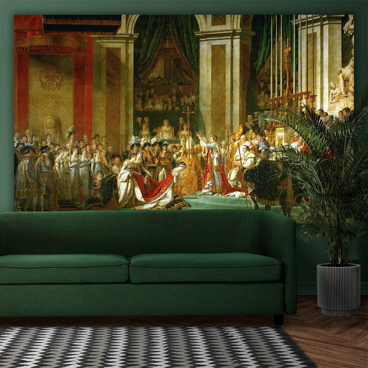 Art Empire Style Wall Premium Canvas Print