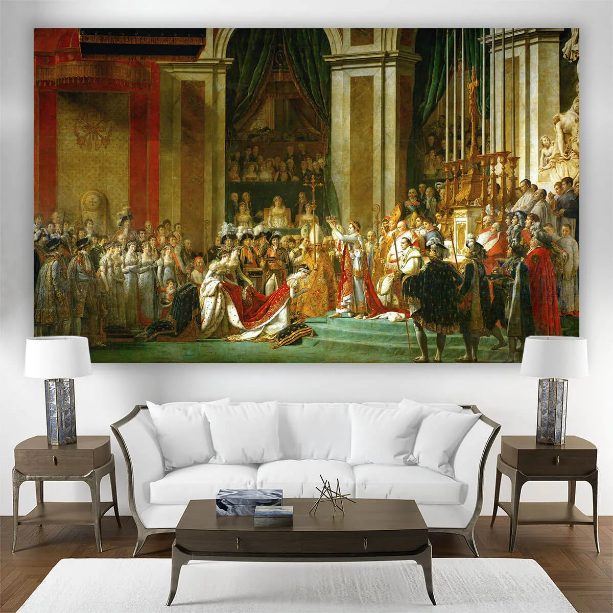 Napoleon Bonaparte Coronation Canvas Print