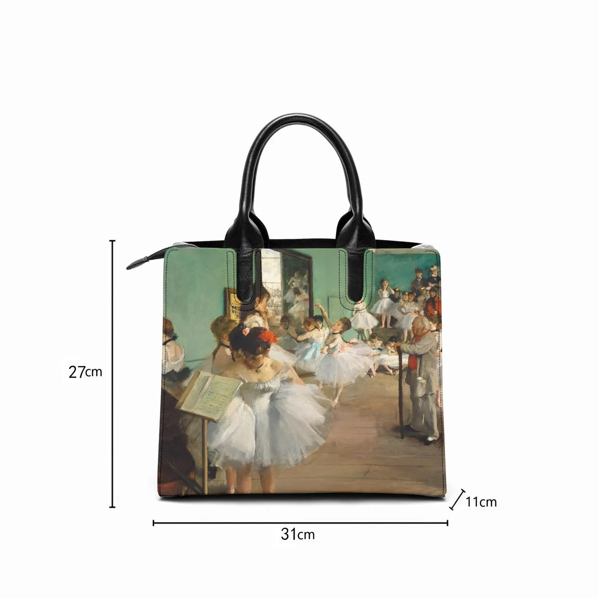 The Dance Class 1874 Ballet Edgar Degas Art Handbag