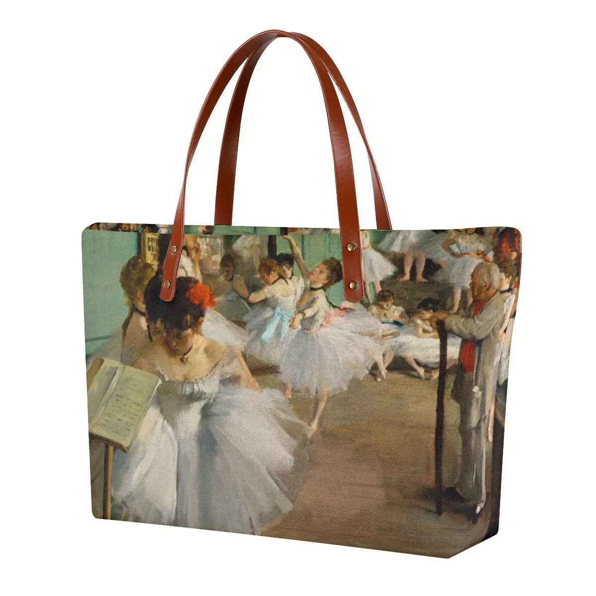 The Dance Class 1874 Ballet Edgar Degas Waterproof Tote Bag