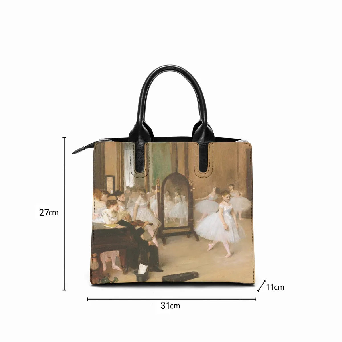 The Dancing Class Ballet 1870 by Edgar Degas Handbag