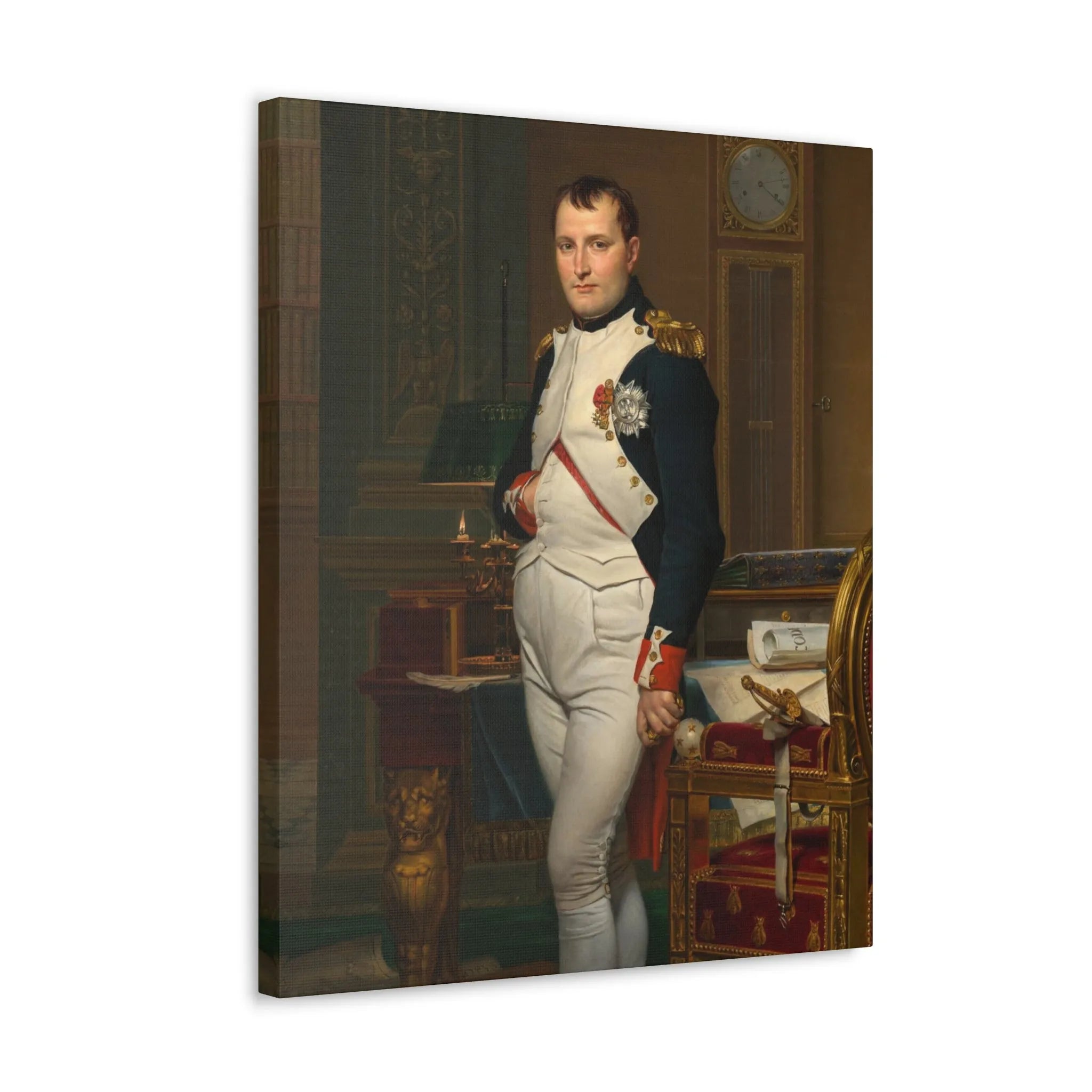 Discover History: Emperor Napoleon Canvas Gallery Wrap