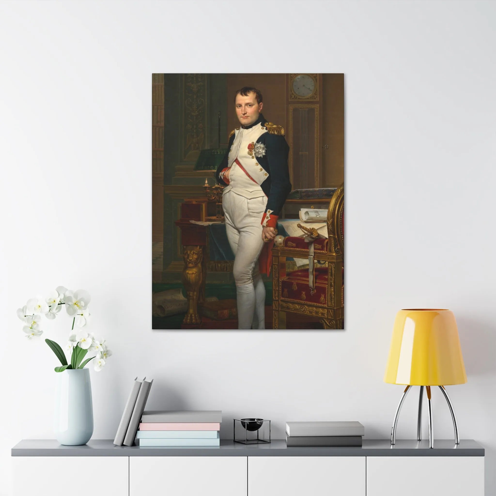 Discover History: Emperor Napoleon Canvas Gallery Wrap