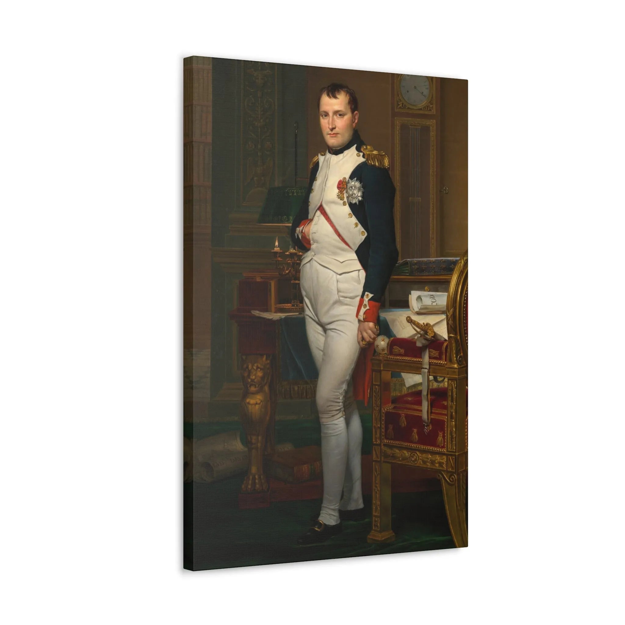 Discover History: Emperor Napoleon Canvas Gallery Wrap