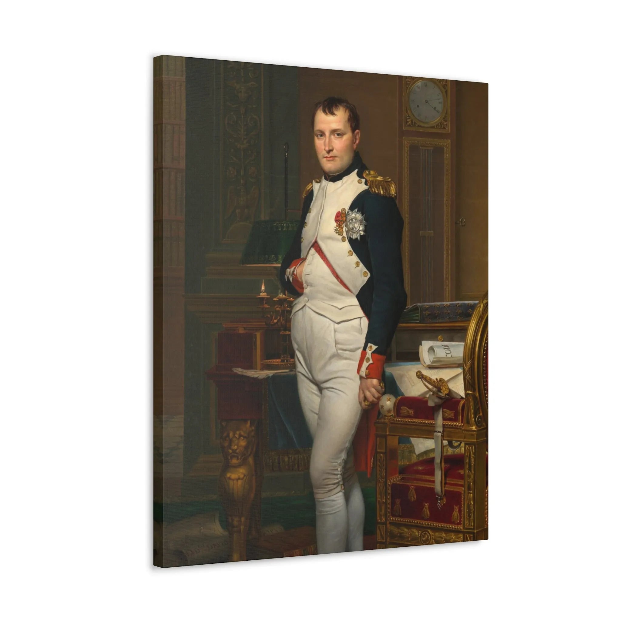 Discover History: Emperor Napoleon Canvas Gallery Wrap