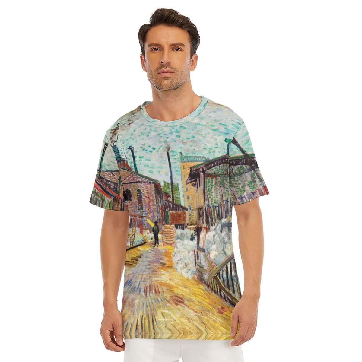 The Factory by Vincent Van Gogh T-Shirt