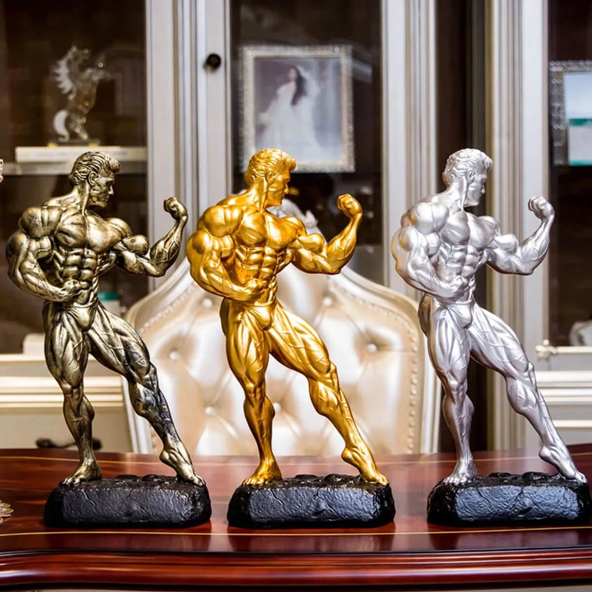 The Fitness Muscle Bodybuilding Sports Trophies Sculpture