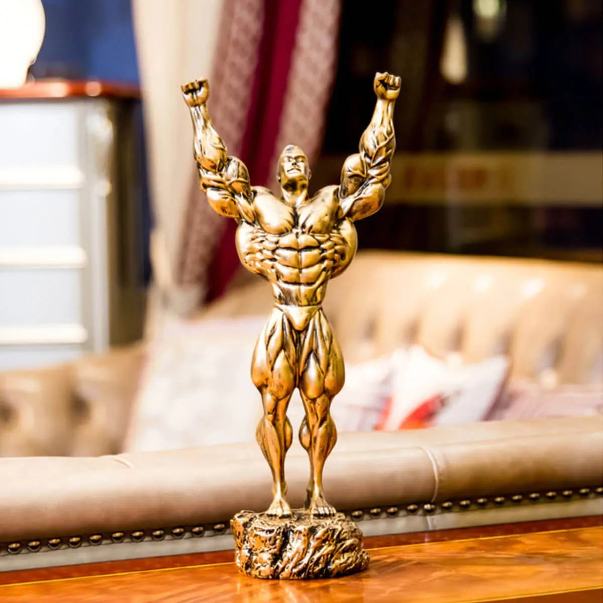 The Fitness Muscle Bodybuilding Sports Trophies Sculpture