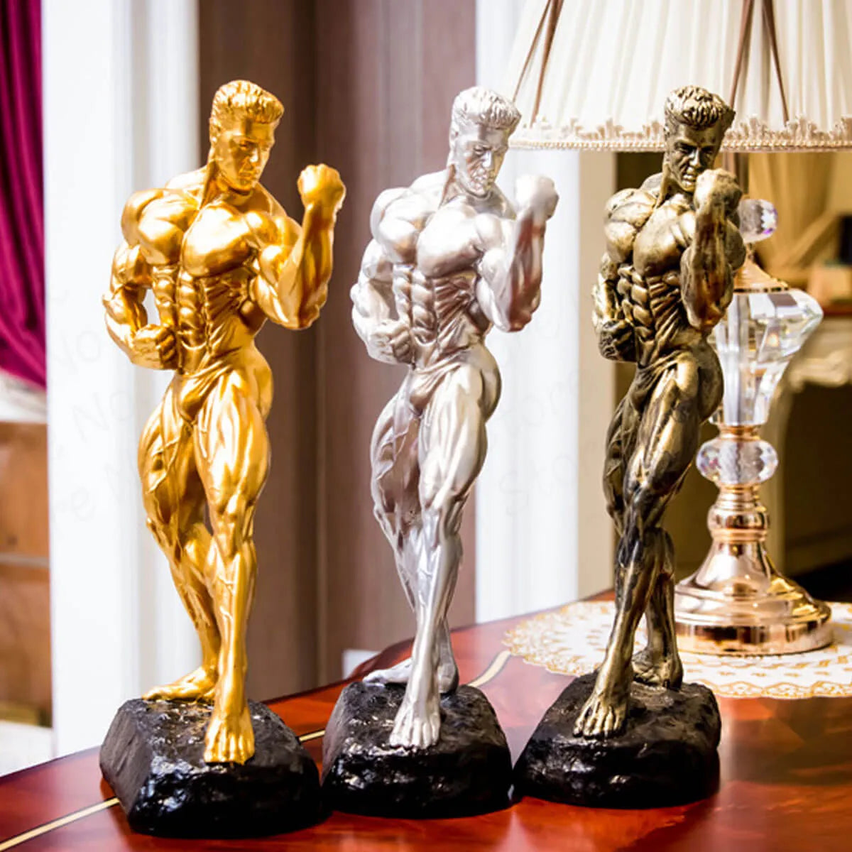 The Fitness Muscle Bodybuilding Sports Trophies Sculpture