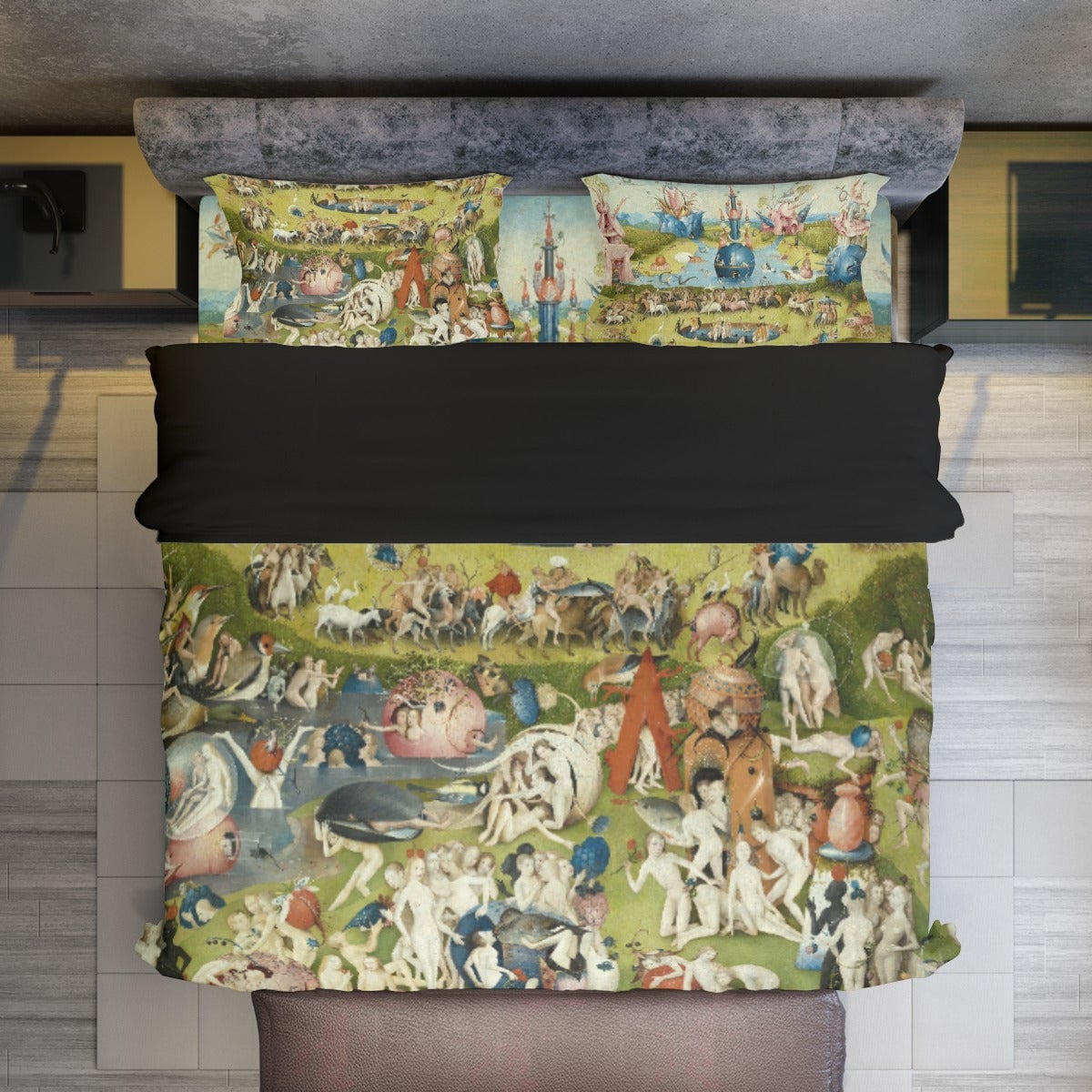 The Garden of Earthly Delights by Hieronymus Bosch 4-piece Duvet Set