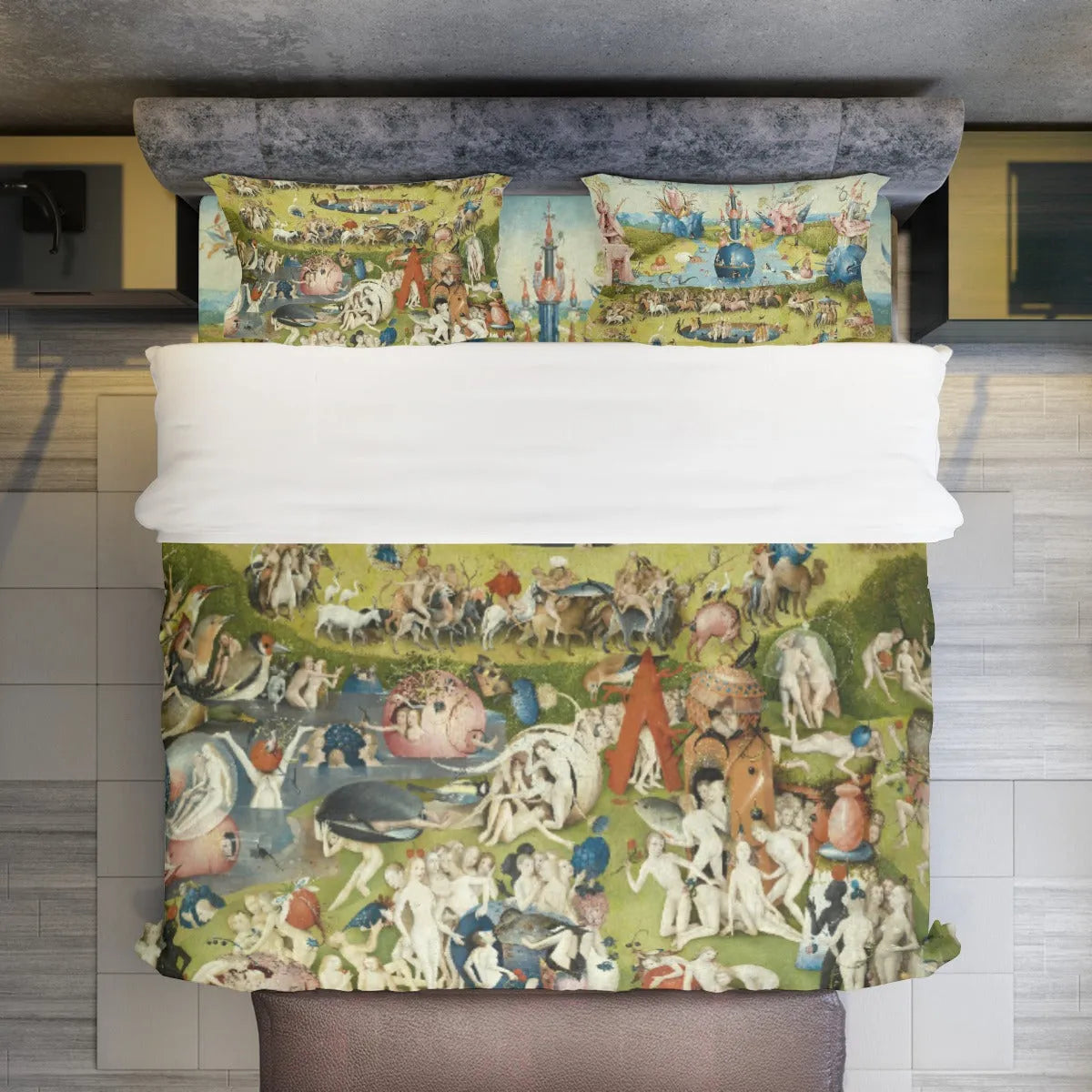 The Garden of Earthly Delights by Hieronymus Bosch 4-piece Duvet Set