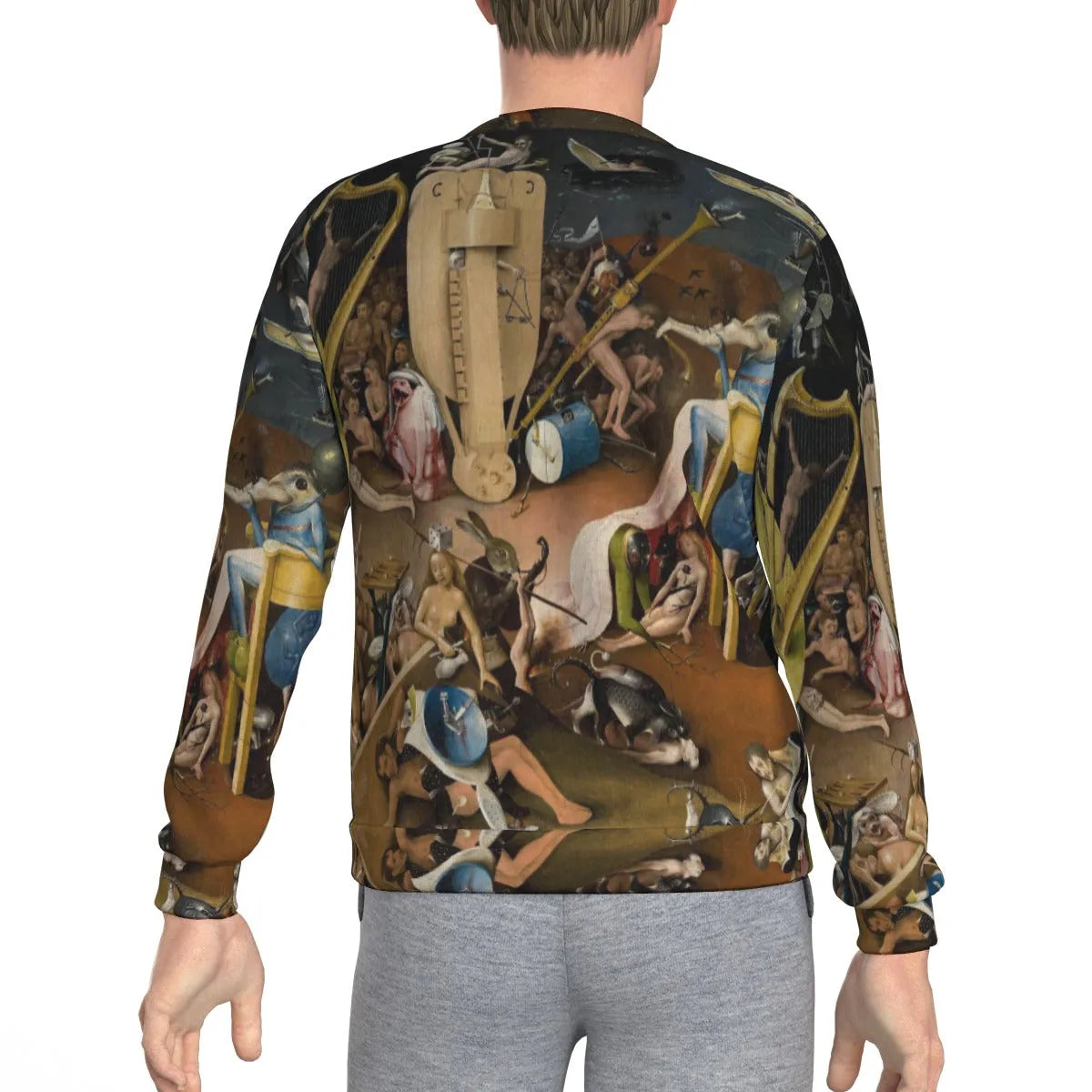 The Garden of Earthly Delights Hell Hieronymus Bosch Sweatshirt