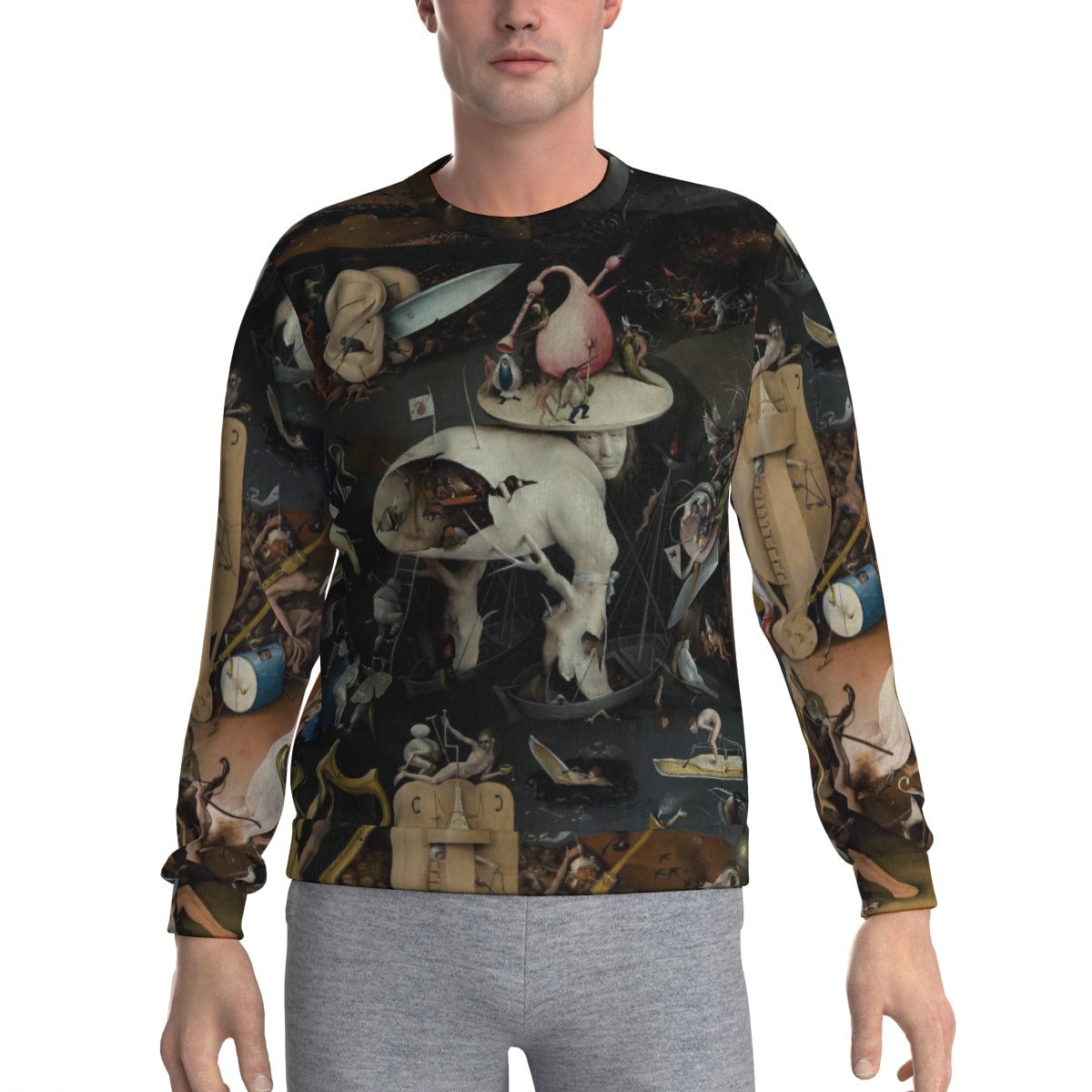 The Garden of Earthly Delights Hell Hieronymus Bosch Sweatshirt