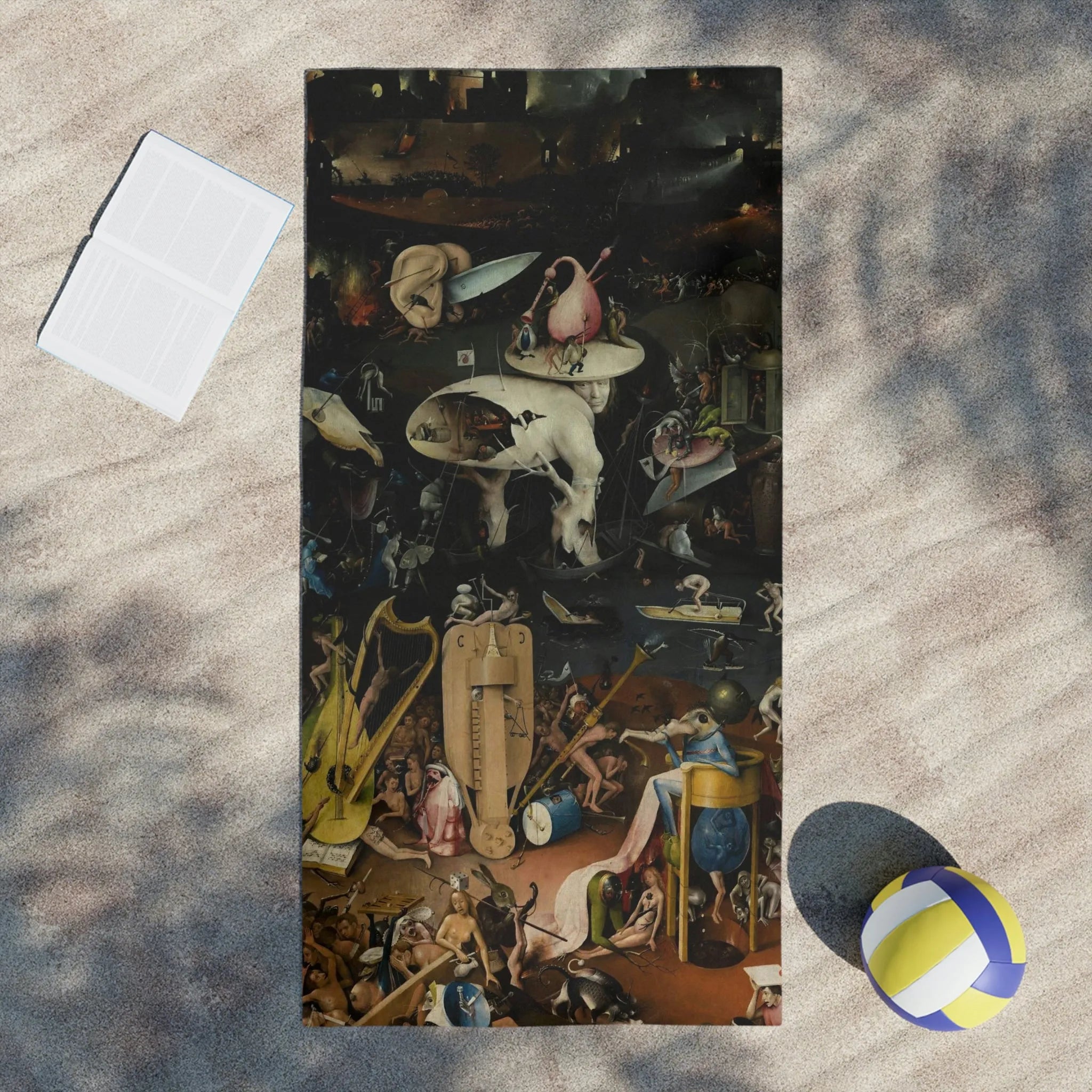 The Garden of Earthly Delights Hieronymus Bosch Beach Towels