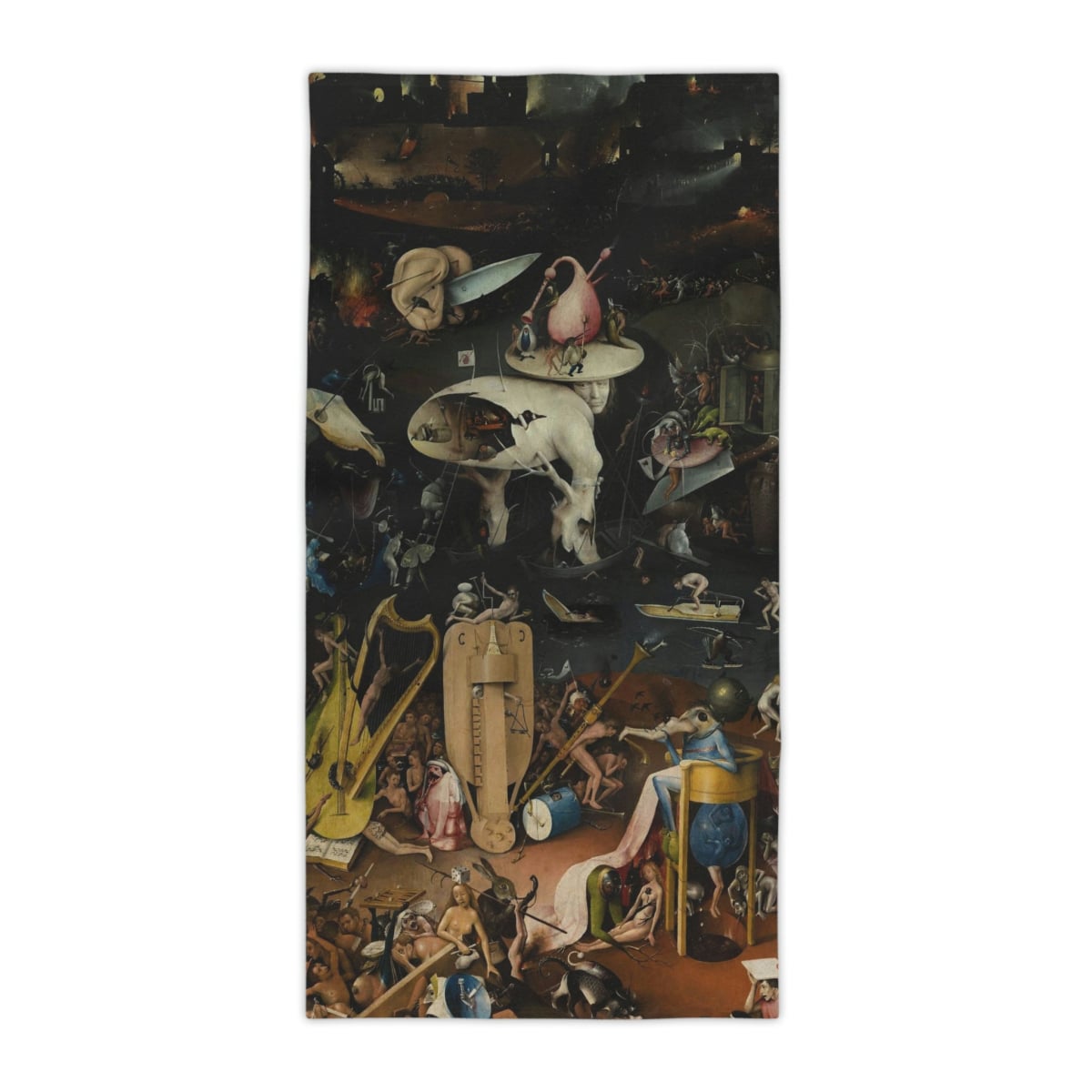 The Garden of Earthly Delights Hieronymus Bosch Beach Towels
