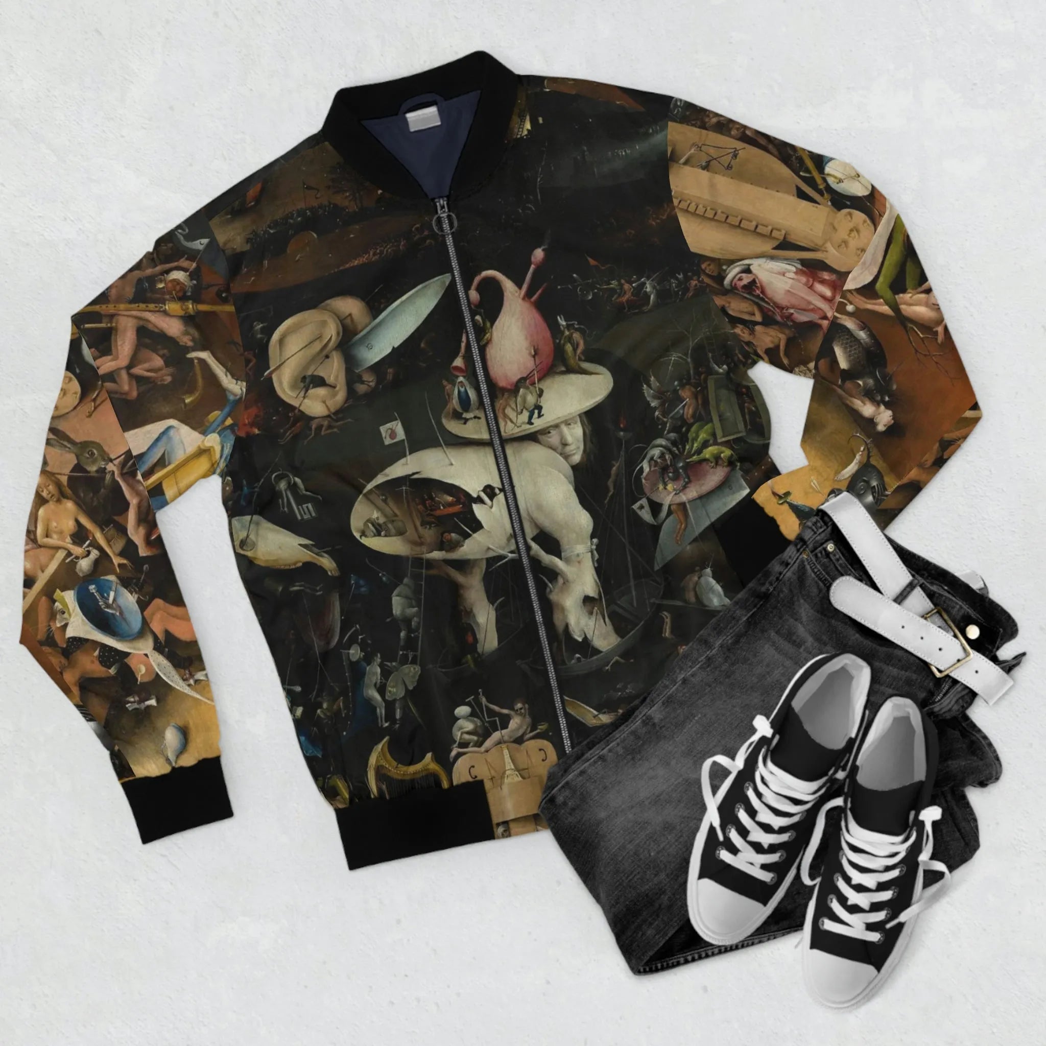 The Garden of Earthly Delights Hieronymus Bosch Bomber Jacket