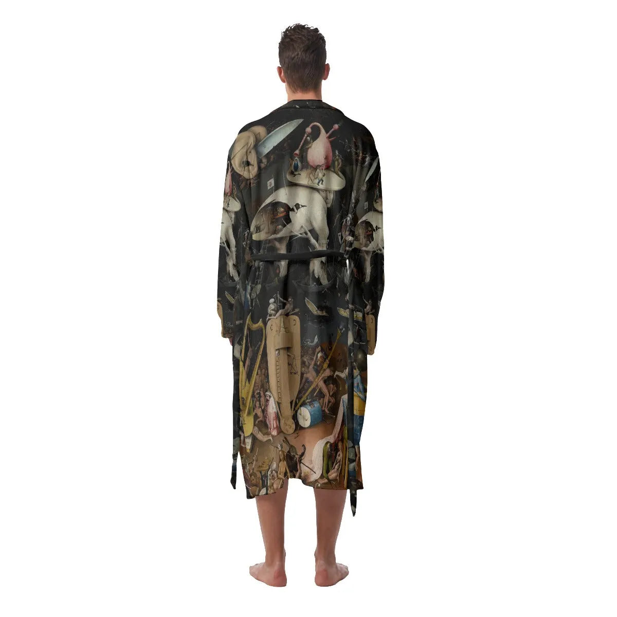 The Garden of Earthly Delights Hieronymus Bosch Fleece Robe