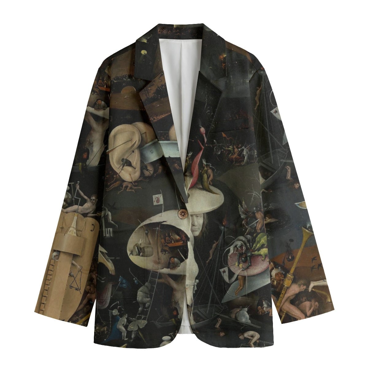 The Garden of Earthly Delights Hieronymus Bosch Women s Blazer