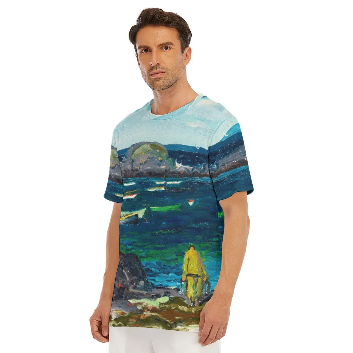 The Harbor Monhegan Coast Maine by George Bellows T-Shirt