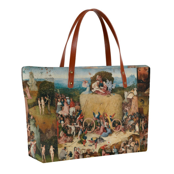 The Haywain Triptych Collection by Bosch Tote Bag