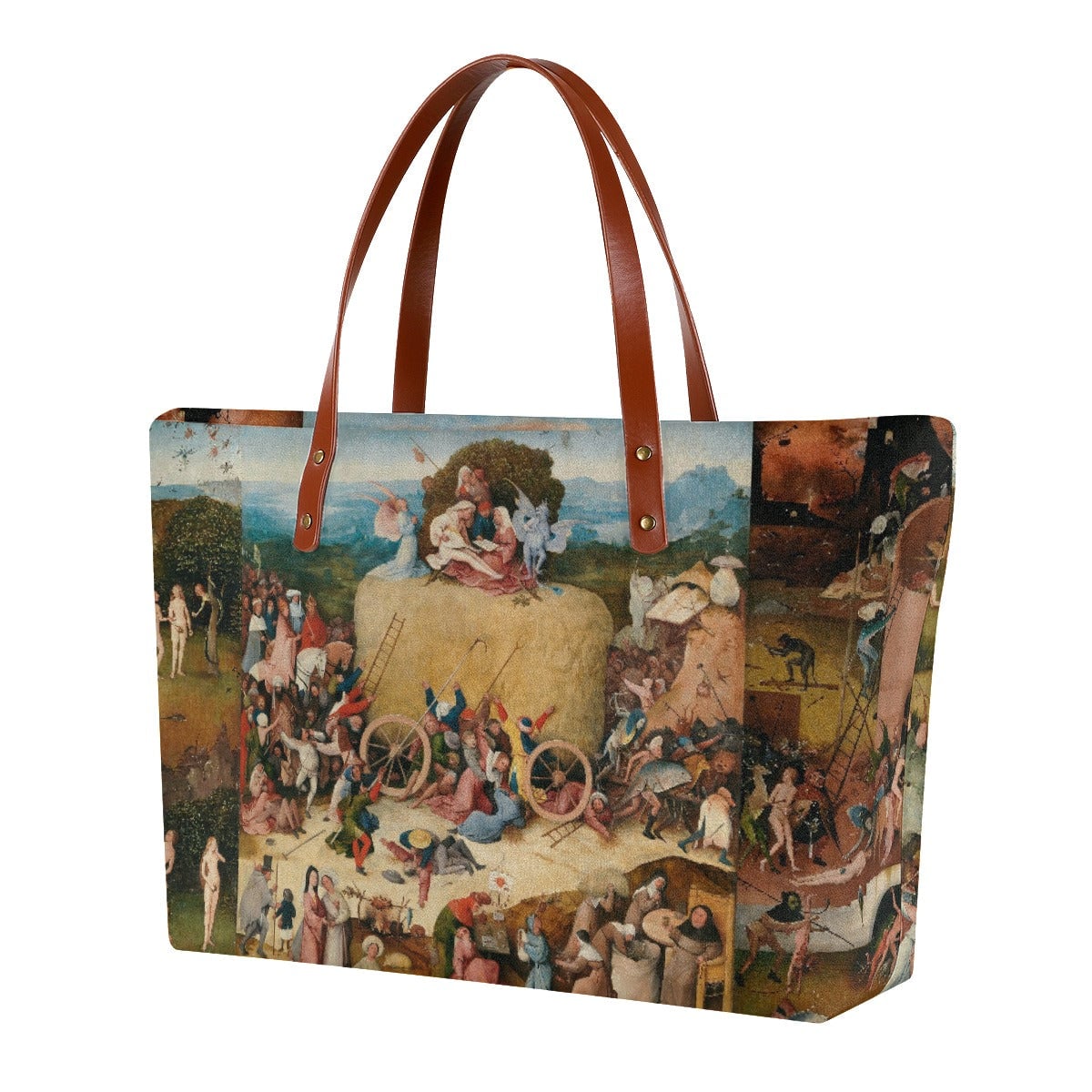The Haywain Triptych Collection by Bosch Tote Bag