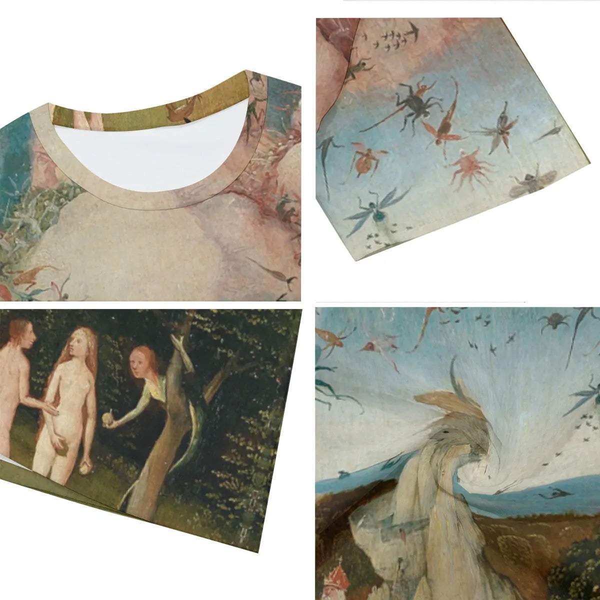 The Haywain Triptych Left by Hieronymus Bosch T-Shirt