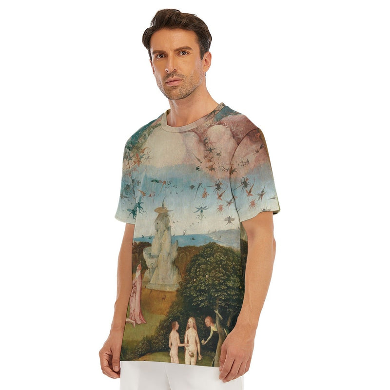The Haywain Triptych Left by Hieronymus Bosch T-Shirt