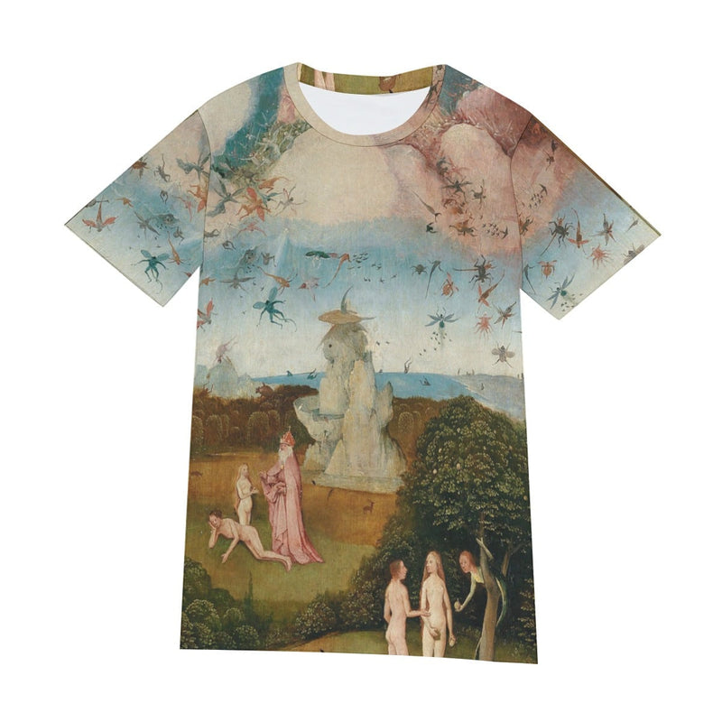 The Haywain Triptych Left by Hieronymus Bosch T-Shirt