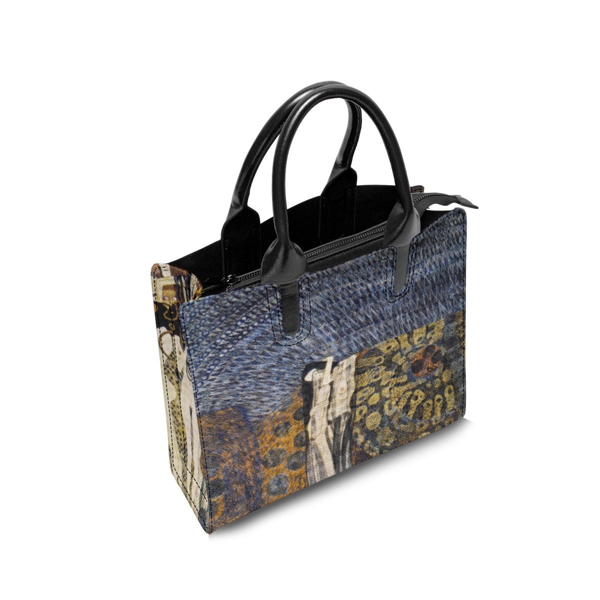 The Hostile Powers Gustav Klimt Art Fashion Handbag