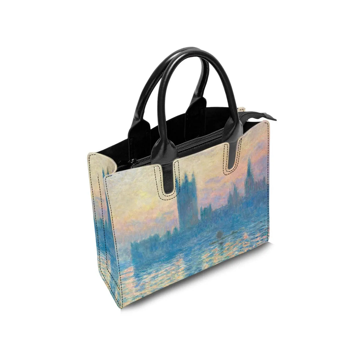 The Houses of Parliament by Claude Monet Fashion Handbag