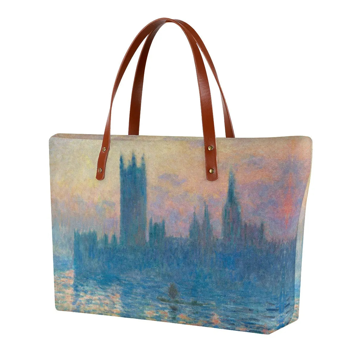 The Houses of Parliament by Claude Monet Tote Bag