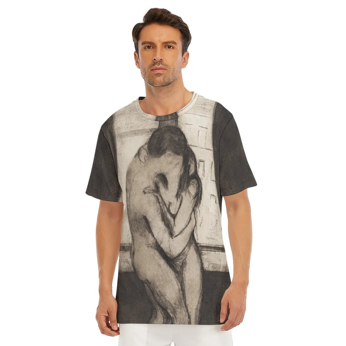 The Kiss by Edvard Munch T-Shirt