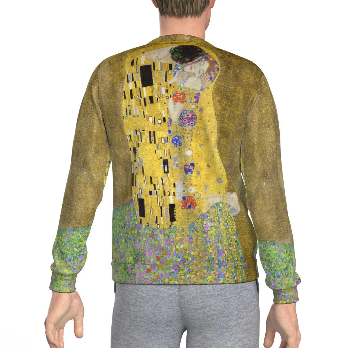 The Kiss by Gustav Klimt Art Sweatshirt