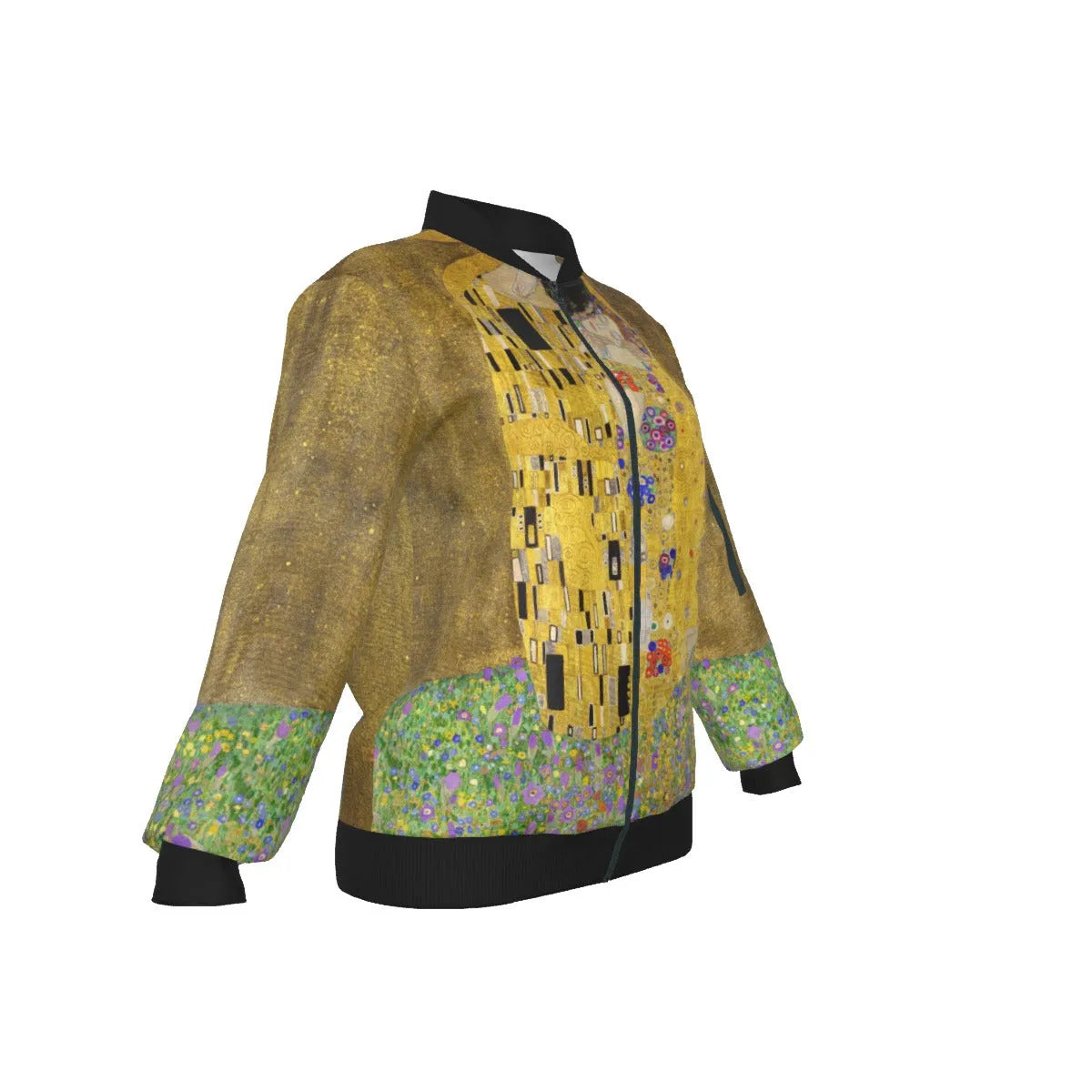 The Kiss by Gustav Klimt Art Women’s Bomber Jacket