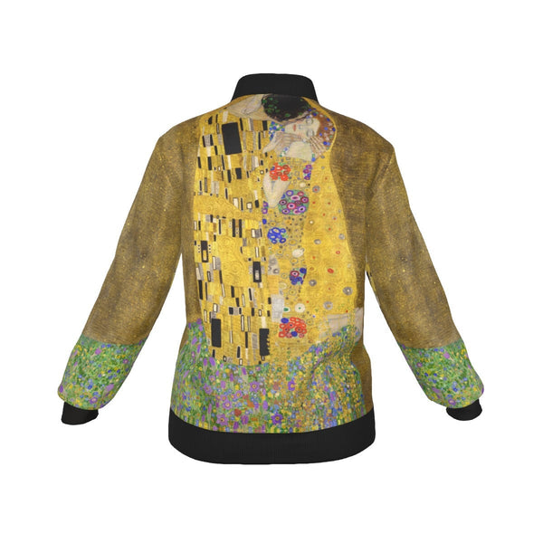 The Kiss by Gustav Klimt Art Women’s Bomber Jacket